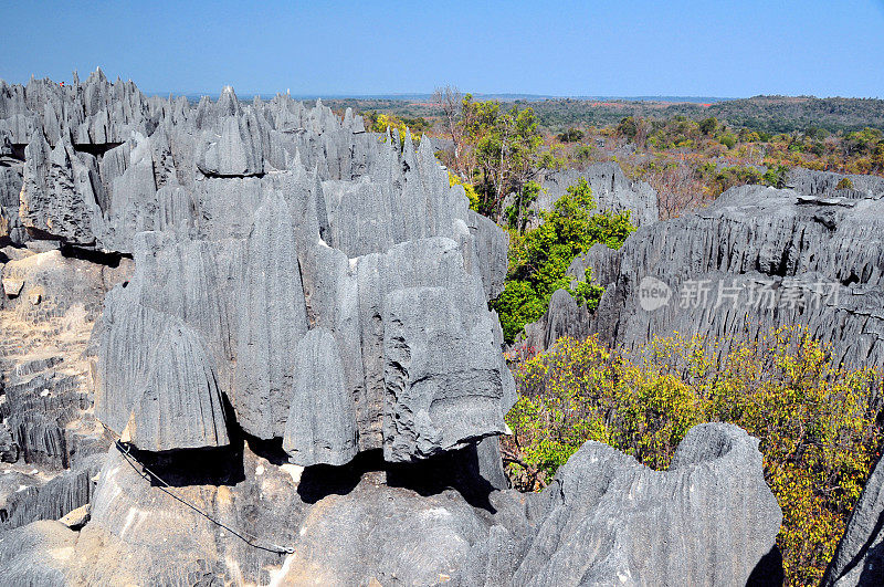 马达加斯加的Tsingy de Bemaraha